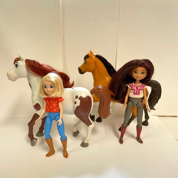 Mattel Toys Mattel Horse And Doll Lucky And Spirit And Another